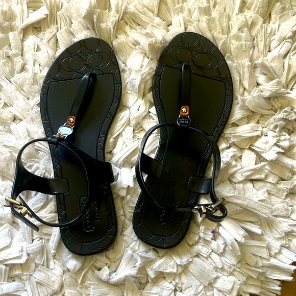 Coach Piccadilly Thong Slippers - Picture 1 of 4